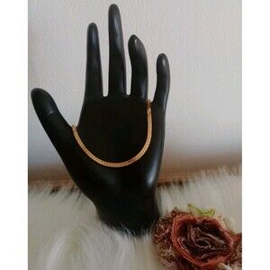 18 Kt Gold Plated Women's Bracelet Jewelry Gift Dress-up New